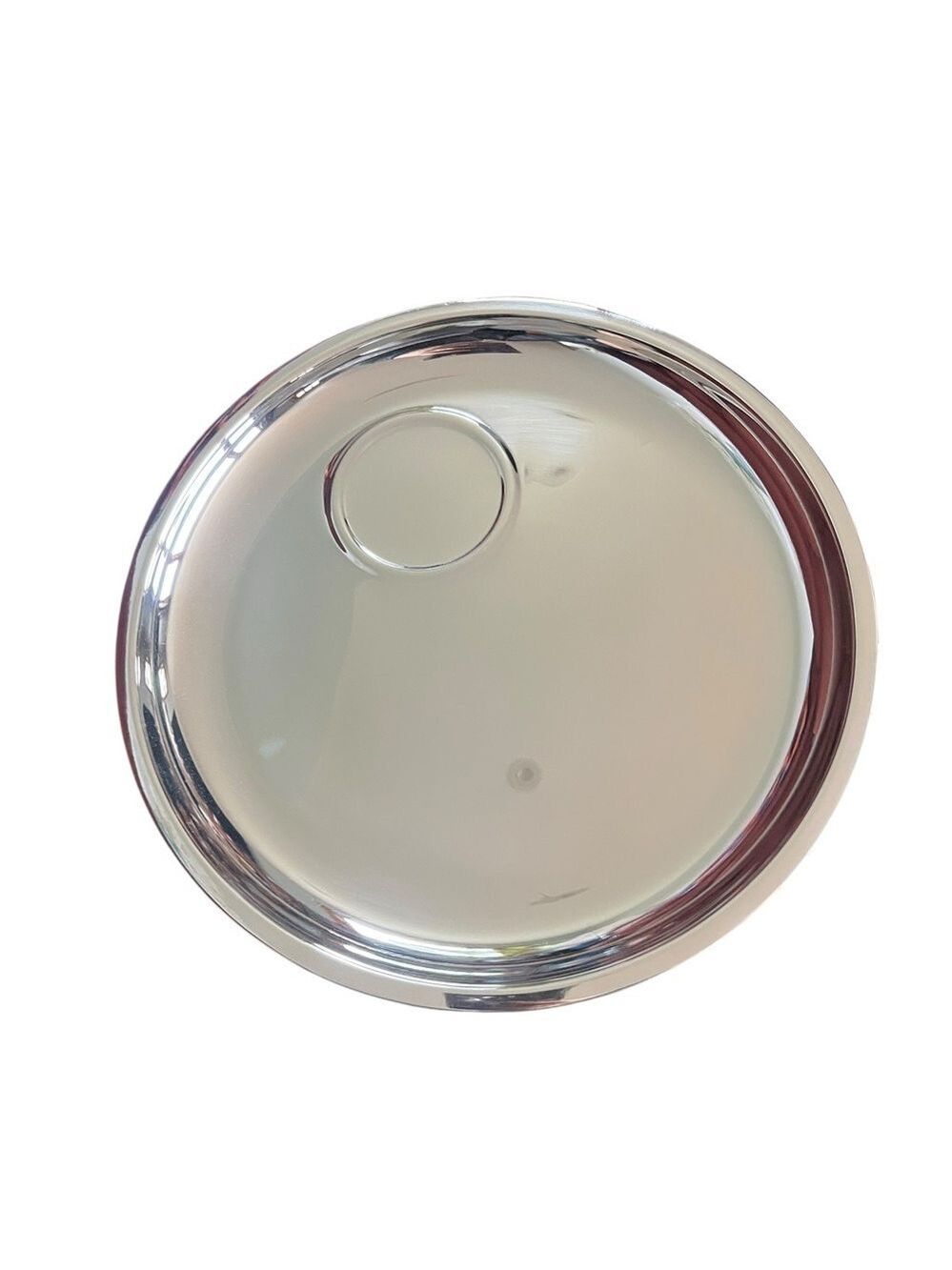 Silver Round Serving Tray 10 Inch